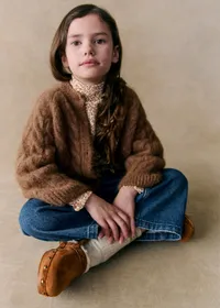 Gilet Orion - Camel Chiné — view 4