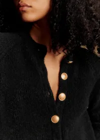 Gilet Othello - Noir / Doré — view 2