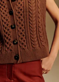 Gilet Roxane - Noisette — view 2