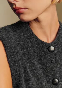 Gilet Sacha - Gris Anthracite — view 2