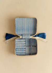 Grand écrin - Sézane x Antoinette Poisson - Imprimé Oiseaux Bleus — view 3