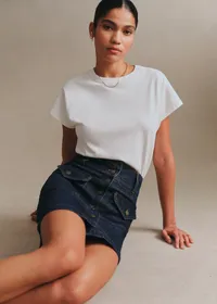 Jupe Bettie - Bleu Indigo — view 2
