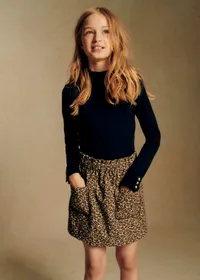 Jupe Capucine - Léopard Beige — view 3