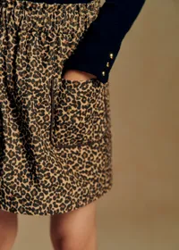 Jupe Capucine - Léopard Beige — view 4