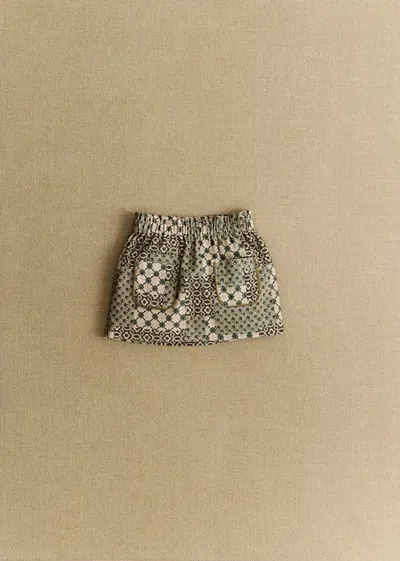 Jupe Capucine - Petit Sézane x Antoinette Poisson - Imprimé Patchwork Dominote