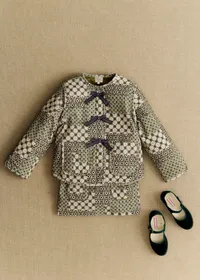Jupe Capucine - Petit Sézane x Antoinette Poisson - Imprimé Patchwork Dominote — view 3