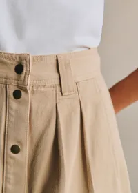 Jupe Clarina - Beige Safari — view 3
