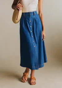 Jupe Clarine - Denim — view 2