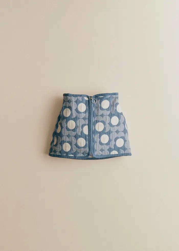 Jupe Foxy - Patchwork Fleur Pop