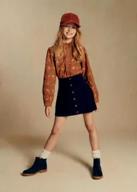 Jupe Louisa - Marine — view 3