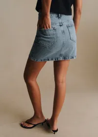 Jupe Marja - Bleu Vintage — view 4