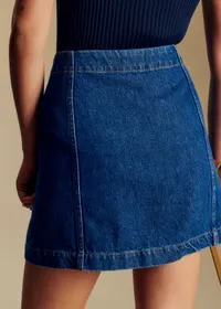 Jupe Nehir - Bleu Denim — view 2