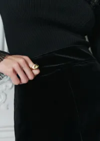 Jupe Neli - Noir Velours — view 3