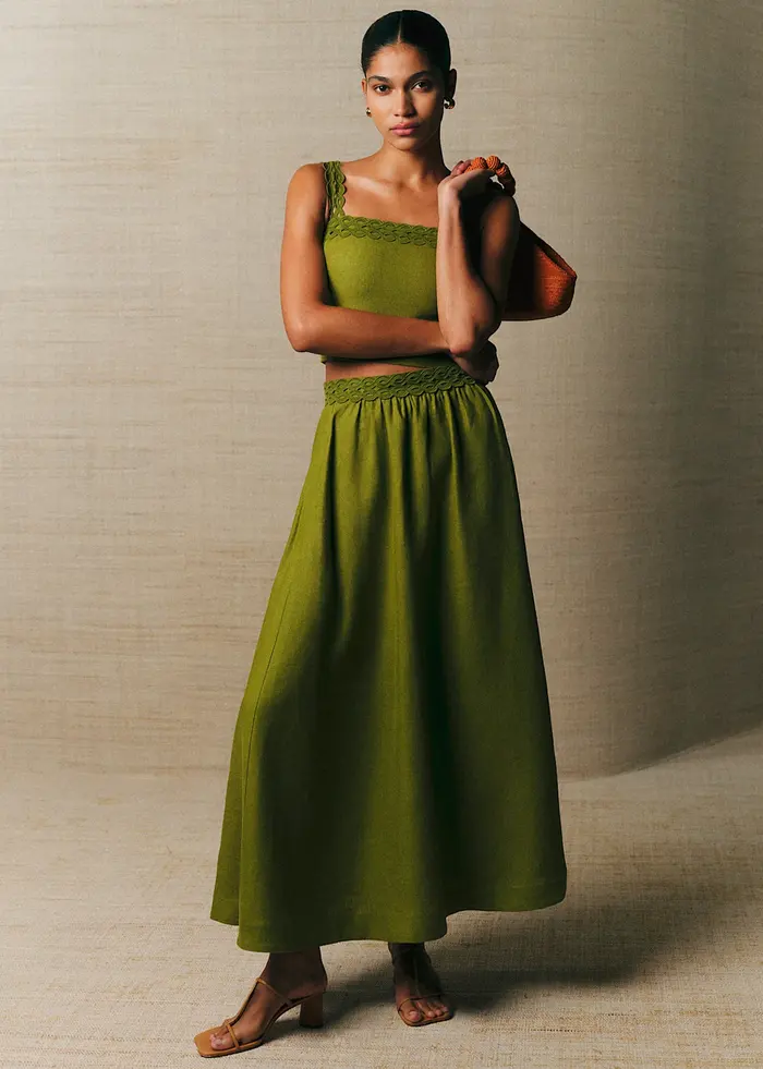 Jupe Sya - Vert Moss