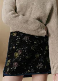 Jupe TANINA - Jacquard fleur vintage — view 2
