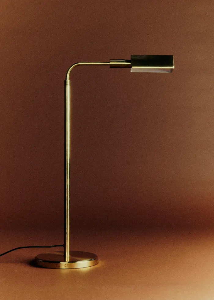 Lampadaire laiton vintage dans le goût de Cedric Hartman - Laiton
