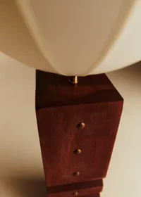 Lampe à poser scandinave vintage en teck - Teck — view 5