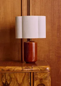 Lampe Mezzo - Caramel - Abat-jour Boléro - Jute Écru — view 3