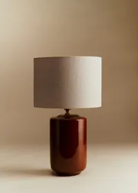 Lampe Mezzo - Caramel - Abat-jour Dolce - Jute Écru — view 2