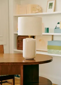 Lampe Mezzo - Crème - Abat-jour Dolce - Jute Écru — view 2