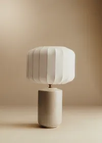 Lampe Mezzo - Crème - Abat-jour Mezzo - Écru — view 2