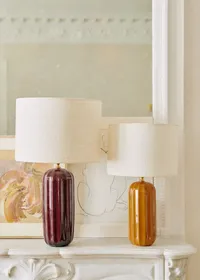 Lampe Traviata - Caramel - Abat-jour Dolce - Jute Écru — view 3