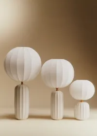 Lampe Traviata - écru - Abat-jour Sonate - Écru — view 3