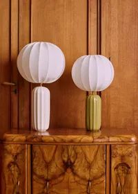 Lampe Traviata grand modèle - Ecru - Abat-jour Sonate - Écru — view 3