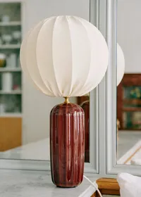 Lampe Traviata Grand Modèle - Moka - Abat-jour Sonate - Écru — view 3
