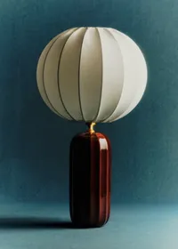 Lampe Traviata - Moka - Abat-jour Sonate - Écru — view 3