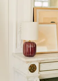 Lampe Traviata petit modèle - Moka - Abat-jour Dolce - Jute Écru — view 4