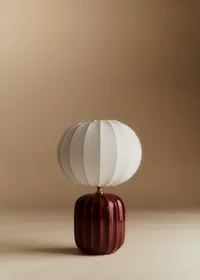 Lampe Traviata petit modèle - Moka - Abat-jour Sonate - Écru — view 4