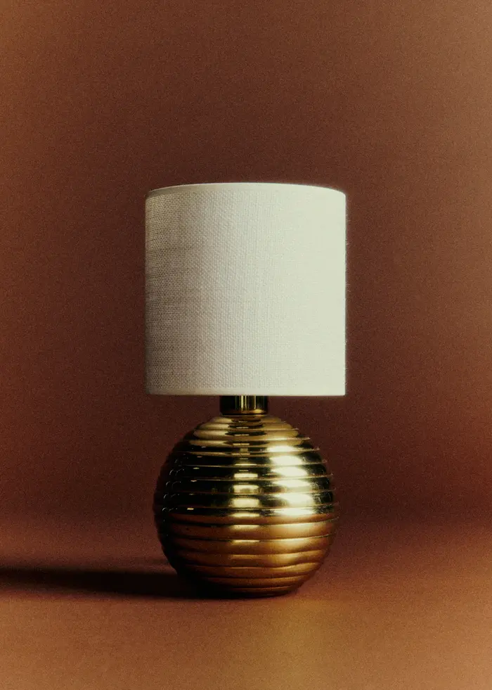 Lampe vintage doré petit modèle - Doré