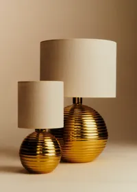 Lampe vintage doré petit modèle - Doré — view 2