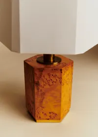 Lampe vintage en loupe d'orme - Loupe d'orme — view 3