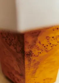 Lampe vintage en loupe d'orme - Loupe d'orme — view 4