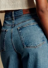 Le Crop - Bleu Denim — view 4