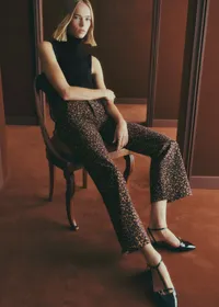 Le Flare - Imprimé Winter Leopard Big — view 5
