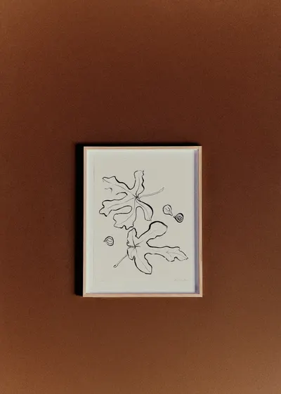 Lithographie Pierre Boncompain, 1990 - Figuier I
