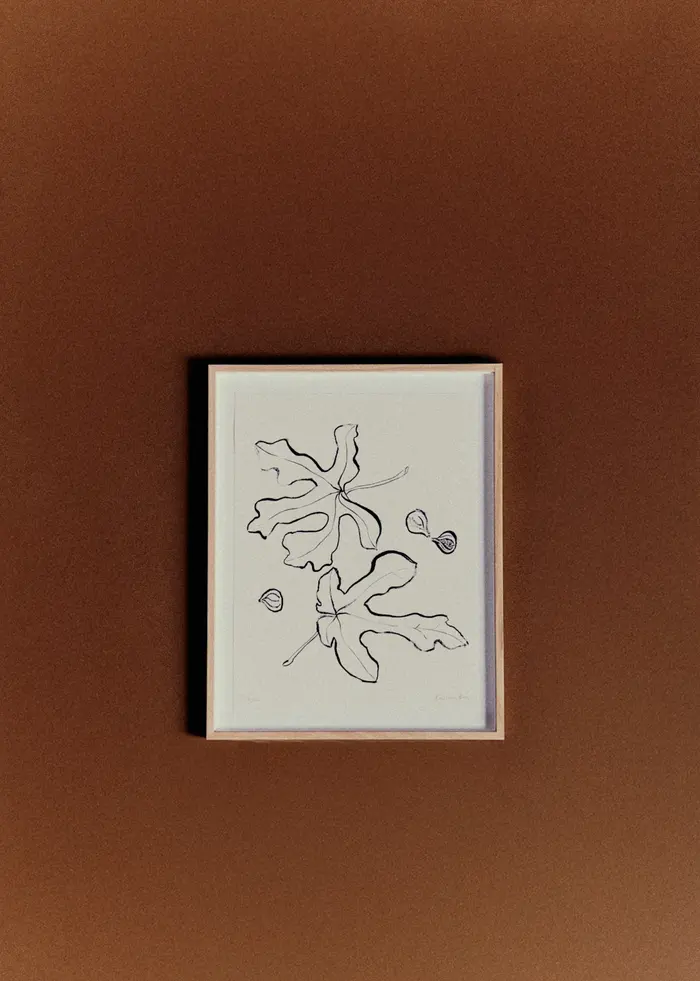 Lithographie Pierre Boncompain, 1990 - Figuier I