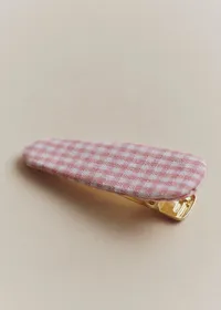 Lot de 2 barrettes - Vichy Rose — view 2