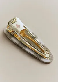 Lot de 2 barrettes - Vichy Vert — view 3