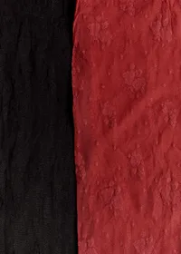 Lot de 2 Chaussettes Héra - Noir / Bordeaux — view 3