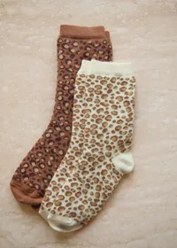 Lot de 2 chaussettes Léopard - Léopard — view 3