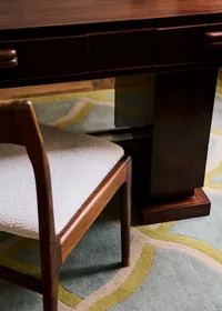 Lot de 4 chaises vintage en palissandre - Palissandre — view 4