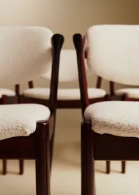 Lot de 5 chaises vintage dans le goût de Kai Kristiansen - Bois — view 2