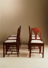 Lot de 6 chaises vintage - Bois — view 5