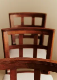 Lot de 6 chaises vintage hêtre - Hêtre teinté — view 3