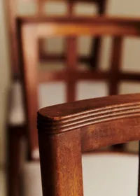 Lot de 6 chaises vintage hêtre - Hêtre teinté — view 4