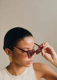 Lunettes de soleil Bianca - Prune — view 4